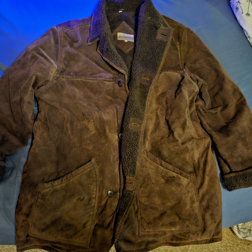 Men's Fieldmaster Brown Suede Jacket